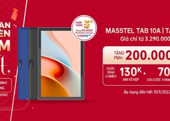 Sắm tablet Masstel Tab 8.2 | Tab 10A cơ hội rinh ngay “Hổ vàng tài lộc” trị giá 6.800.000đ