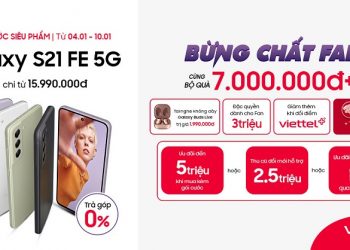 Đặt trước siêu phẩm Galaxy S21 FE 5G rước ngay bộ quà trị giá 7.000.000đ++ độc quyền chỉ có tại Viettel Store