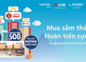 Có siêu thẻ UOB-L.POINT - Sắm Tết siêu tiết kiệm – Nhận hoàn tiền siêu đã