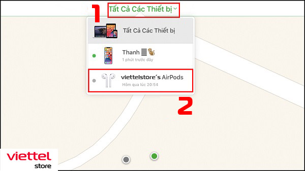 Bật tính năng Tìm (Find My) tai nghe trên máy tính