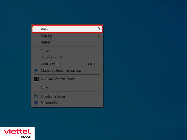 Cách chỉnh kích thước icon trên Desktop Win 10