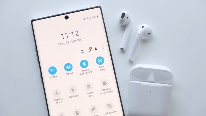 Cách kết nối AirPods với điện thoại Samsung