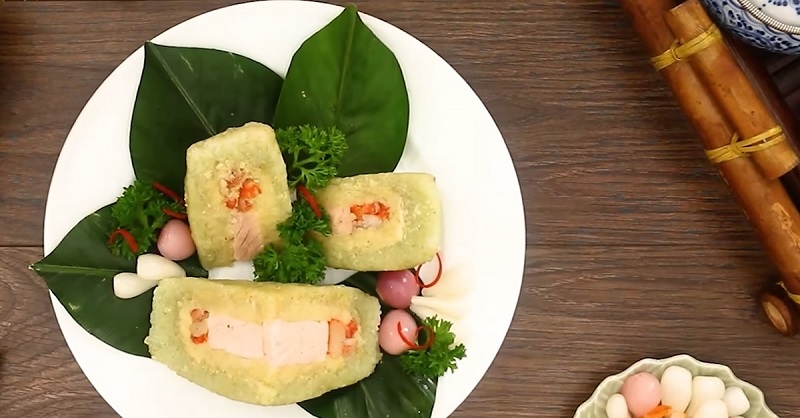 cách làm bánh chưng hải sản