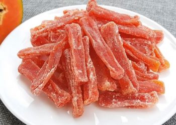 cách làm mứt đu đủ chín