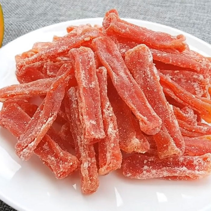 Cách làm mứt đu đủ chín