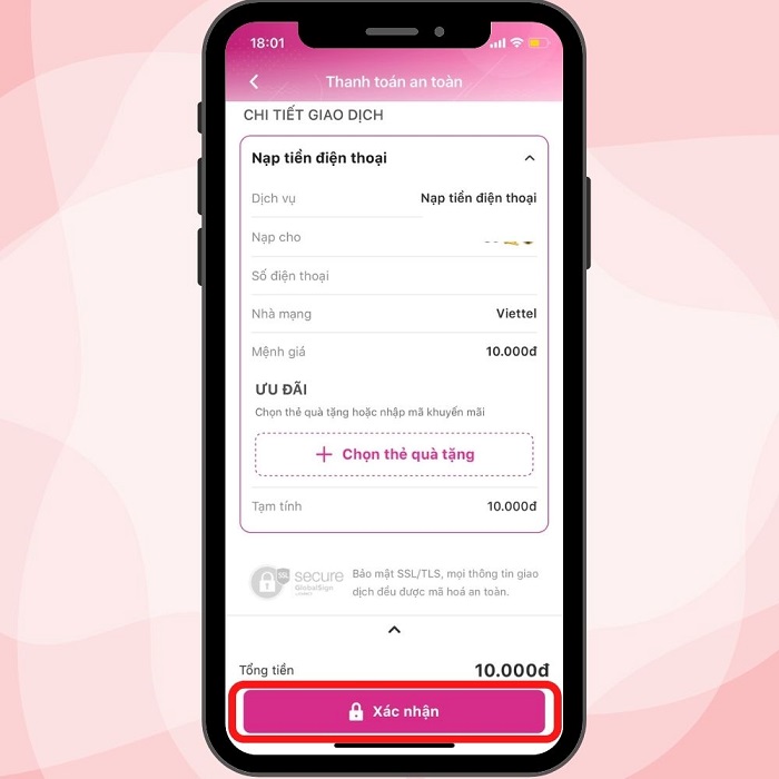 Cách nạp thẻ Viettel vào điện thoại
