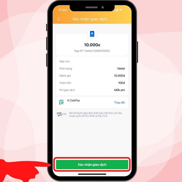 Hoàn tất giao dịch