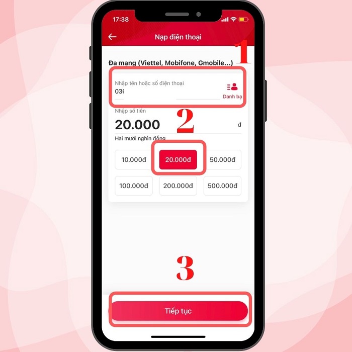 Cách nạp thẻ Viettel vào điện thoại