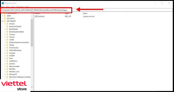 Cách tắt ứng dụng chạy ngầm bằng Registry Editor (1)
