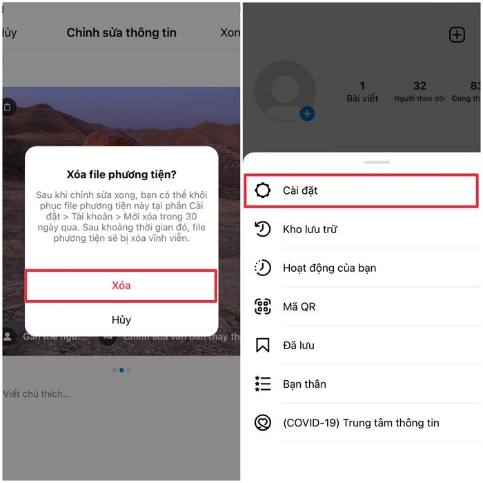 cách thay đổi thứ tự ảnh trên Instagram