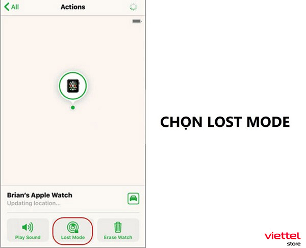  Sử dụng tính năng Lost Mode