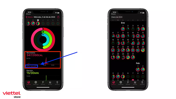 Kiểm tra lượng calo đốt cháy trên iPhone