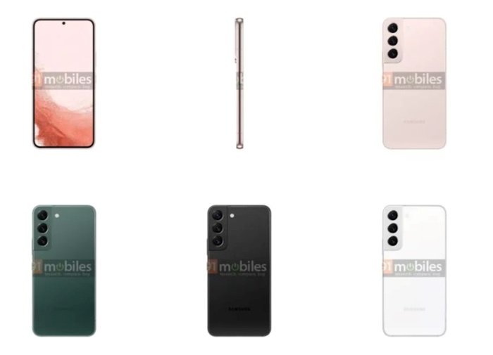 Ảnh render Galaxy S22