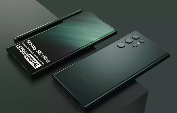 Ảnh render của Galaxy S22 Ultra