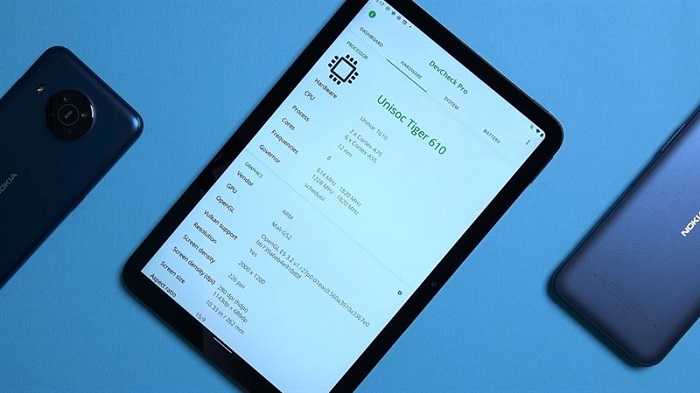 Nokia T20 chạy chip Unisoc T610