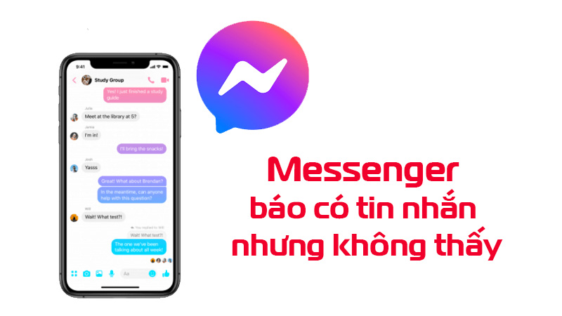 Messenger báo có tin nhắn nhưng không thấy