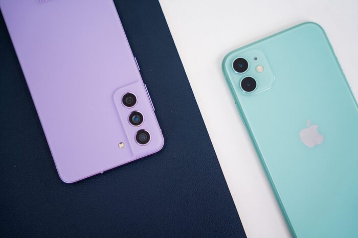 Cận cảnh camera sau 2 dòng máy