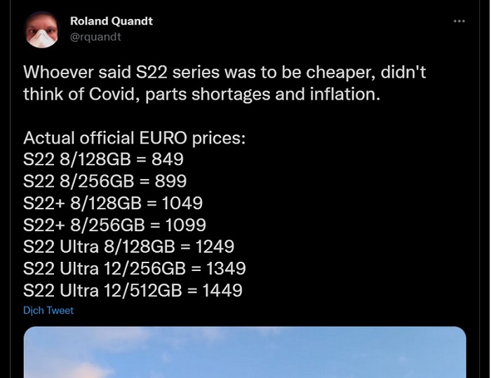 Ngày ra mắt Samsung Galaxy S22 Series