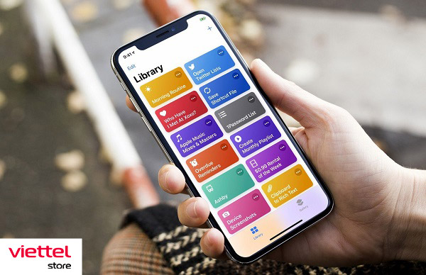 Phần mềm Shortcuts trên iPhone