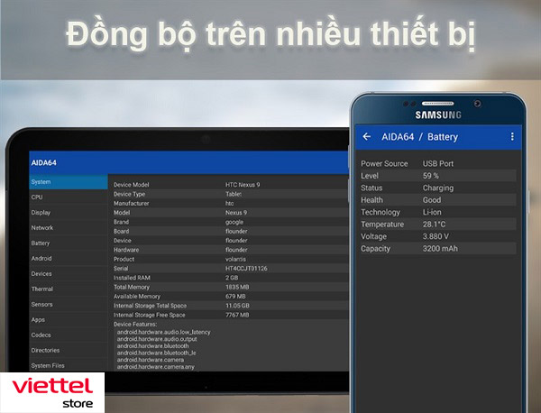 Sử dụng ứng dụng đo tần số quét màn hình