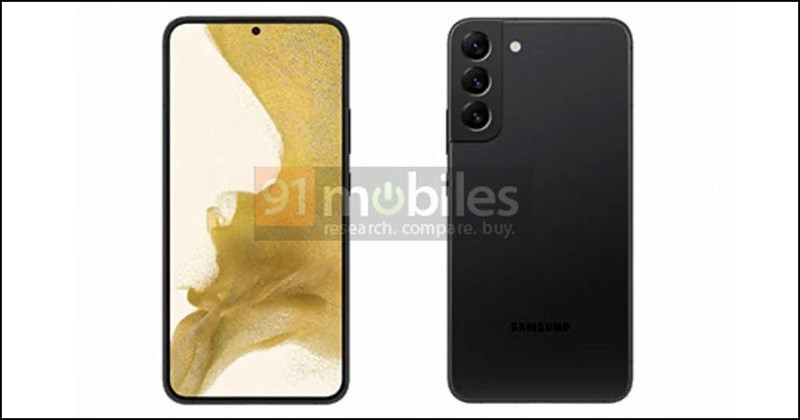 thiết kế chính thức của Samsung Galaxy S22+