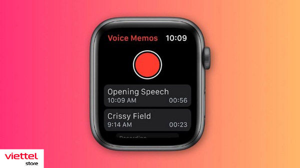 Tính năng Voice Memos (ghi chú)