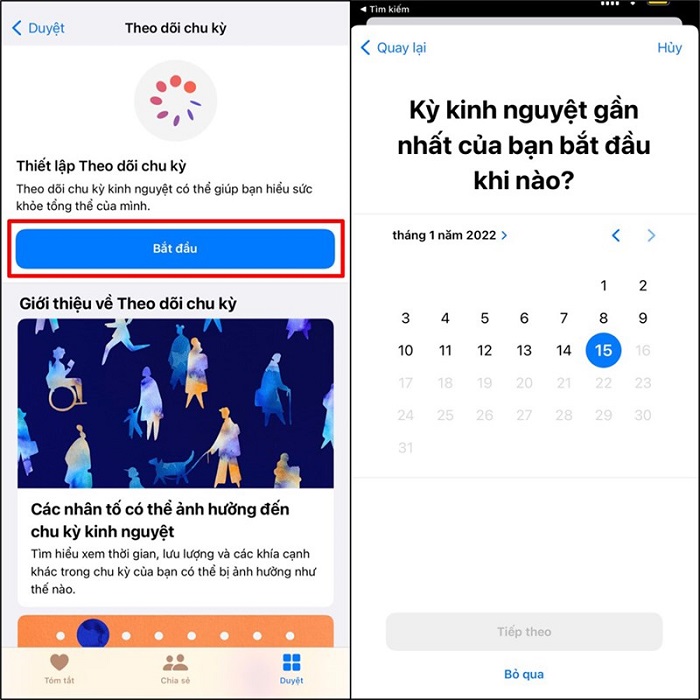 tính năng giúp theo dõi sức khỏe trên iPhone