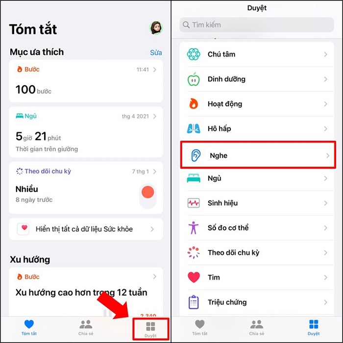 tính năng giúp theo dõi sức khỏe trên iPhone