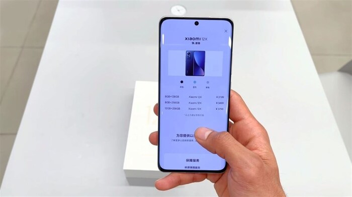 Giá bán Xiaomi 12X tại thi trường Trung Quốc khoảng từ 11,4 triệu đồng