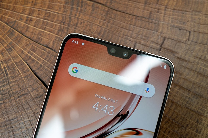 Màn hình khi mở camera