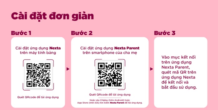 Các bước cài đặt ứng dụng Nexta