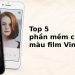 ứng dụng chụp ảnh màu Film