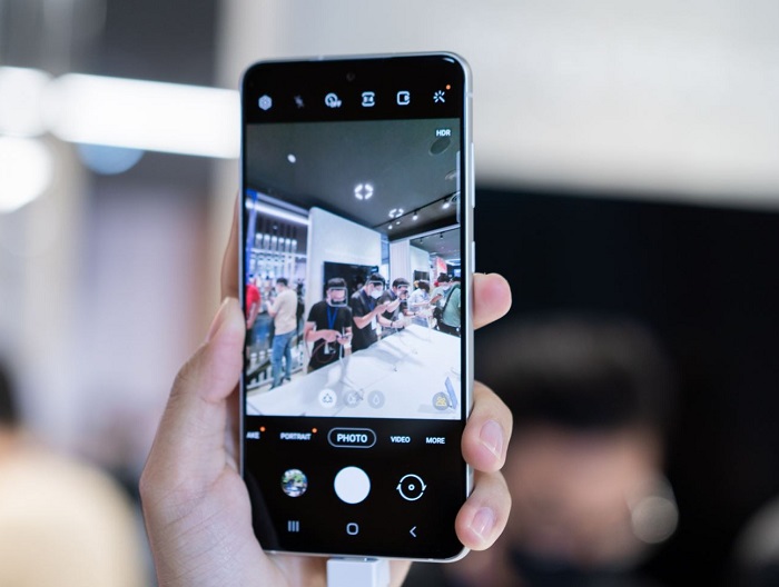 Giao diện camera Galaxy S21 FE 5G
