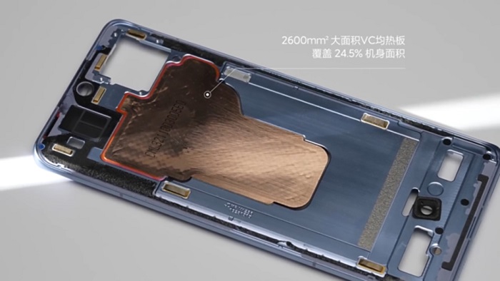 Tấm tán nhiệt trên Xiaomi 12