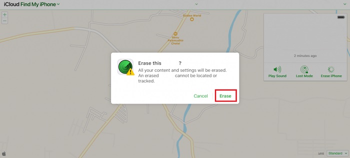 Xóa iCloud trên Apple Watch 