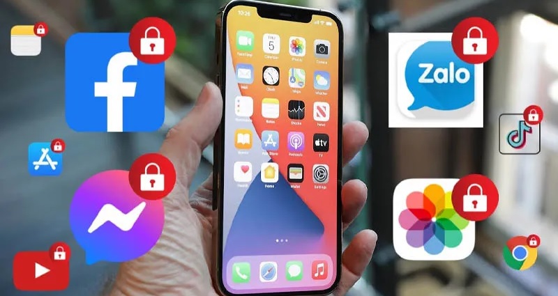 cách đặt mật khẩu cho ứng dụng trên iPhone