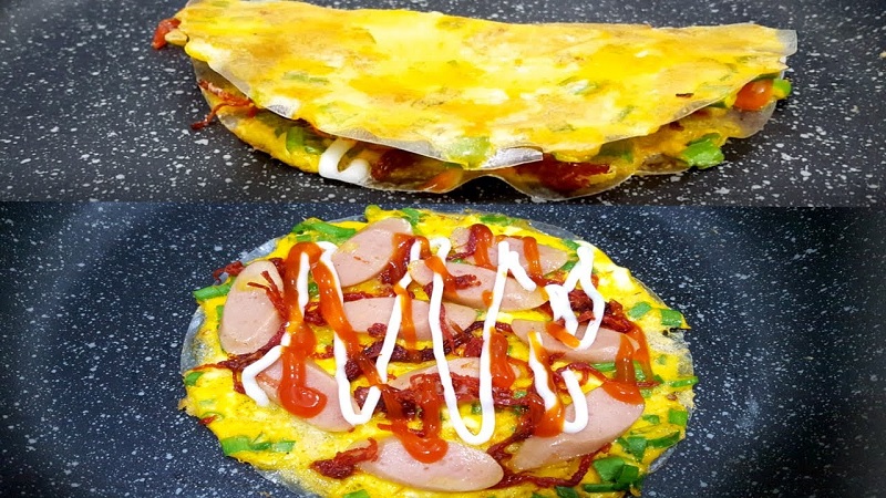 cách làm bánh tráng nướng bằng chảo chống dính