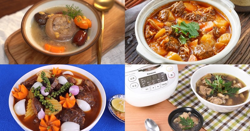 cách làm món hầm bằng nồi cơm điện