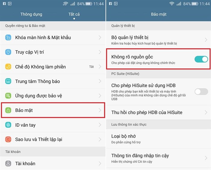 Làm theo các bước hướng dẫn