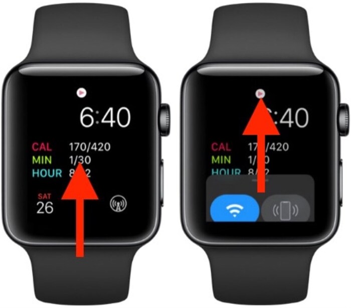Bật Trung tâm điều khiển trên Apple Watch