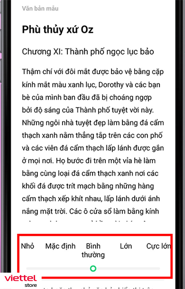 Chỉnh kích cỡ chữ trên OPPO (1)