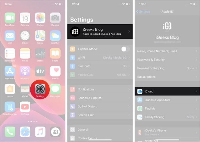 Danh bạ iPhone bị ẩn
