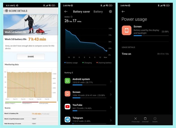 Kết quả trong bài thử nghiệm với phần mềm PC Mark