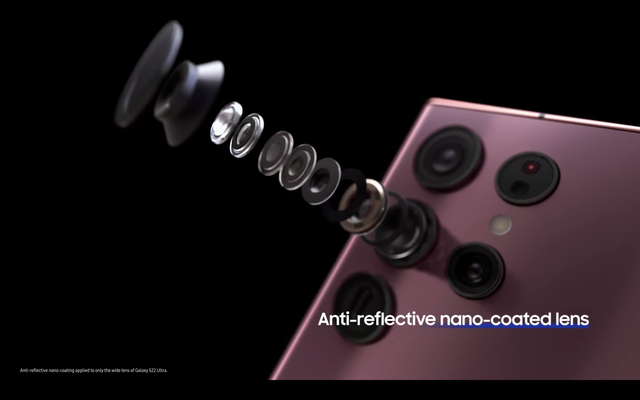S22 Ultra sở hữu cụm 4 camera sau với camera chính lên tới 108MP
