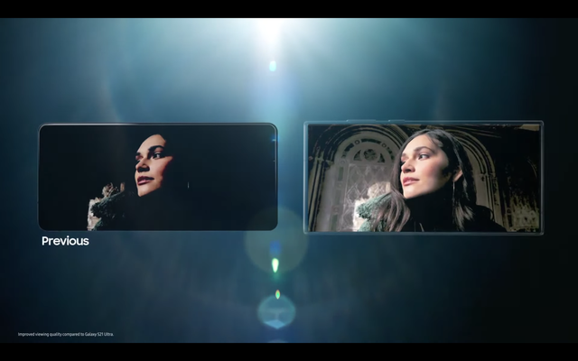 S22 Ultra có tần số quét 120Hz cho trải nghiệm thị giác vô cùng mượt mà