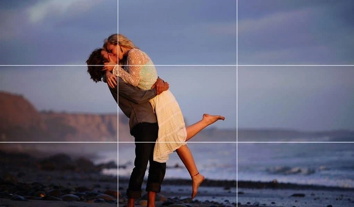 Nguyên tắc ⅓ khi chụp hình ảnh bằng camera góc rộng