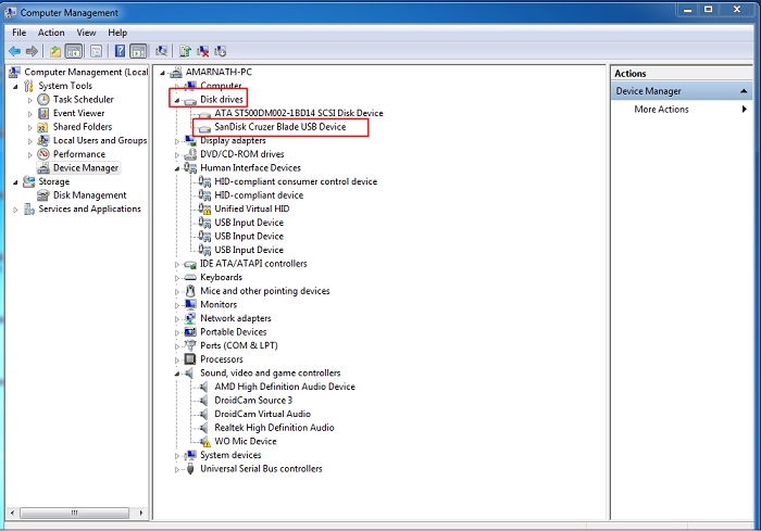 Máy tính không nhận thẻ nhớ điện thoại