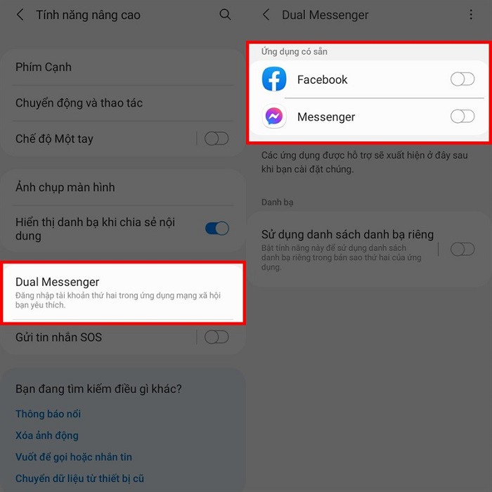 Sử dụng 3 tài khoản Messenger cùng lúc