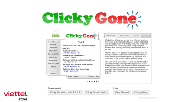 Clicky Gone