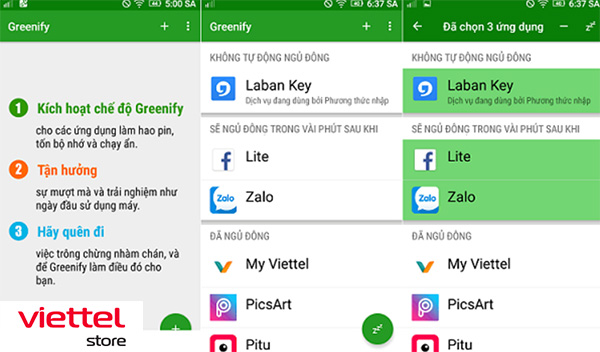 Ứng dụng Greenify